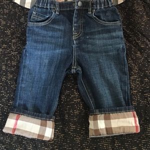 baby burberry jeans